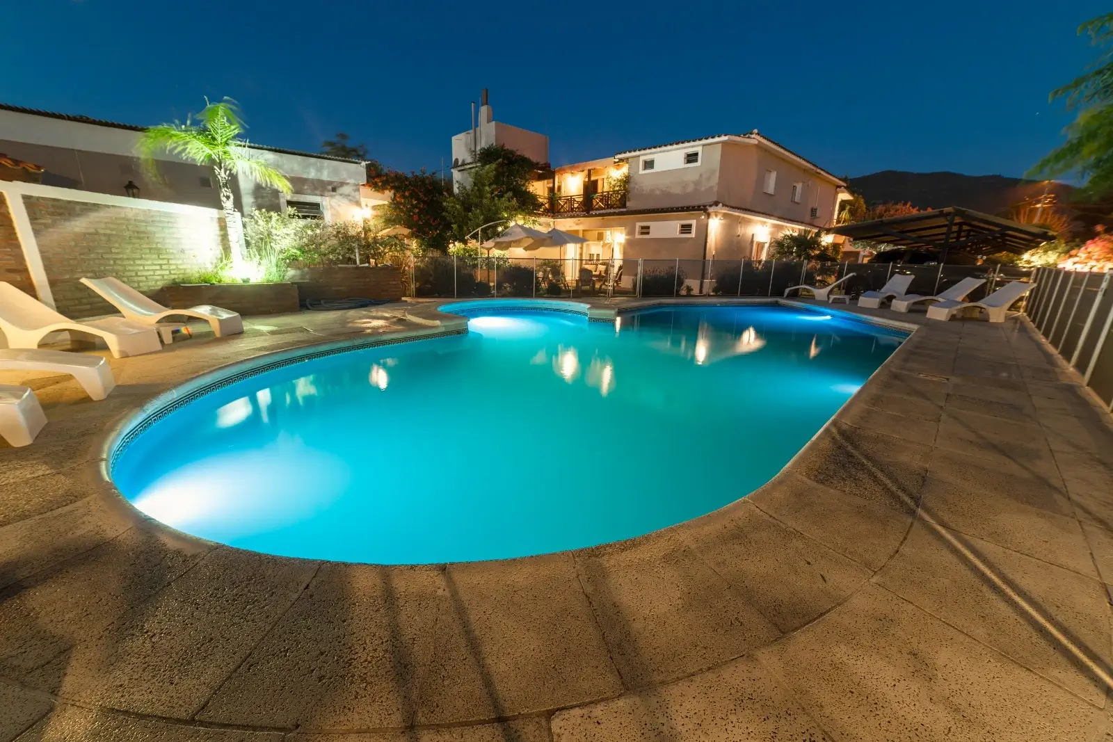 Pileta climatizada del Hotel Gloria